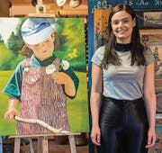 «Meine Faszination ist der Foto-Realismus», sagt Gwendolyn Fässler. (Bild: mab)