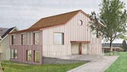 Ein neuer Kindergarten für Zihlschlacht: «Caro», das siegreiche Projekt, ist ein Werk des Architekten Lukas Imhof. (Bild: PD)