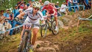 Ramona Forchini mit der Startnummer 17 im vergangenen Mai in La Bresse, Frankreich. (Bild: pd)