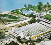 Damals Zankapfel: Der Landstreifen vor dem Seepark. (Bild: Archiv me)
