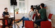 Die SRF-Redaktorin rekapituliert im Interview mit Fabiano de Gani die Drehwoche.