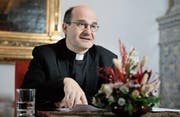 «Die Kirche ist weder links noch rechts noch in der Mitte»: Martin Grichting, Generalvikar des Bistums Chur. (Bild: Corinne Glanzmann/LZ (Chur, 18. Januar 2018))