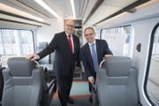Modernisierer der Appenzeller Bahnen: Verwaltungsratspräsident Fredy Brunner (l.) und Direktor Thomas Baumgartner.