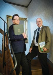 Der Musiker und der Geldgeber: Rudolf Lutz und Konrad Hummler engagieren sich für Bachs Vokalwerk. (Bild: Ralph Ribi)