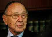 Hans-Dietrich Genscher war langjähriger deutscher Aussenminister. (Bild: Keystone)