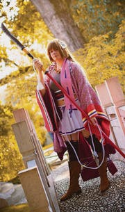 Ramona Wirth im Cosplay vom Charakter Tokugawa Sen. (Bild: pd)