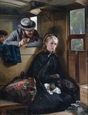 Sexismus im 19. Jahrhundert: Berthold Woltze und sein Gemälde «Der lästige Kavalier». (Bild: Wikimedia)