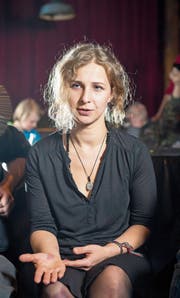 Pussy-Riot-Mitglied Maria Alyokhina im Theaterhaus Gessnerallee Zürich. (Bild: Urs Bucher (Zürich, 15. März 2018))