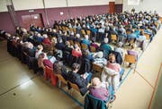 211 von 603 Stimmberechtigen nahmen an der Hüttlinger Bechtelisgemeinde teil. (Bild: Reto Martin)