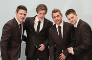Cousins vereint bei den Seerugge-Feger: Tobias Manser, Fabian Manser, Sandro Holenstein und Philipp Manser. (Bild: PD)