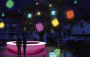 Laternen, Lichtkunst und Fassadenprojektionen sollen die Besucher während der Lichtwoche überraschen. (Bild: zvg)