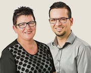 Uschi Menzi und Vlada de Carvalho gehen für die SVP Rorschacherberg in die kommunalen Wahlen im Herbst. (Bild: zVg)
