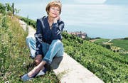Erfolgsautorin Federica de Cesco in Chexbres. (Bild: Anthony Anex/KEY)