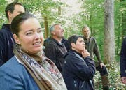 Regierungsrätin Carmen Haag macht sich ein Bild des Reviers. (Bild: Gudrun Enders)