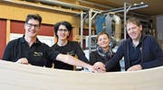 Stefan und Erika Müller mit Priska und Ernst Schläpfer. (Bild: PD)