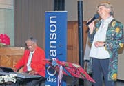 Wolf und Inga Buchinger als «Kernbeissers» mit Chansons, Satire und ihrem neuesten Programm «Power S» in der Marienburg. (Bild: Fritz Bichsel)