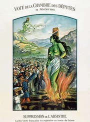 Von der «Grünen Fee» zur «Grünen Hexe»: Absinth wurde 1908 verboten. (Bilder: Blaues Kreuz)