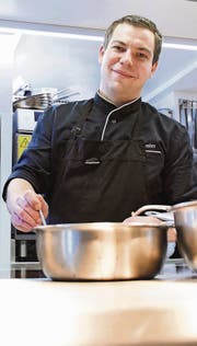 Schwingt in der «Krone» das Zepter: Der 28jährige Joël Fässler aus Mörschwil. (Bild: sso)