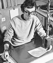 Da hiess die Sendung «Bestseller auf dem Plattenteller»: Alexander Felix 1969 im Radiostudio. (Bild: SRF)