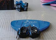 Dank der Monoflossen ein neues Schwimmgefühl erleben.