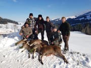 Erfolgreiche Jäger im Kanton Appenzell Innerrhoden. (Bild: pd)
