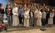 Die Schülerinnen und Schüler formulierten ihre Gedanken zur Gegenwart und zur Zukunft. (Bild: Helen Candreia)