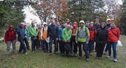 Glückliche Gesichter beim Buchser Lauftreff trotz garstigem Wetter. (Bild: PD)