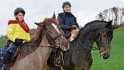 Siegerin Petra Wägeli und die jüngste Teilnehmerin, die zehnjährige Lorena Sager. (Bild: Margrith Pfister-Kübler)