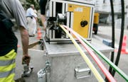 Das Coaxial-Kabelnetz wird in Grabs durch ein Glasfasernetz ersetzt. (Bild: Reto Martin)