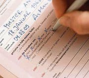Organspendeausweis der Nationalen Stiftung Swisstransplant. (Bild: ky)