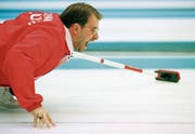 Patrick Hürlimann in Japan auf dem Weg zum Olympiasieg 1998. (Bild: Alessandro della Valle/KEY (Nagano, 10. Februar 1998))
