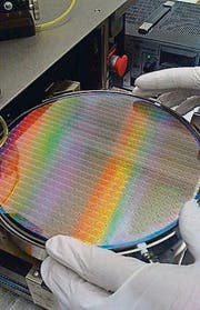 Ein Wafer wird bearbeitet. (Bild: pd)