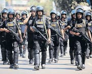 Im Visier von Kritikern: Die Spezialeinheit RAB in Bangladesh. (Bild: epa/Abir Abdullah)
