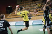 Der Linkshänder Igor Milovic war mit fünf Treffern der erfolgreichste Torschütze St. Otmars im Spiel gegen Endingen. (Bild: Ralph Ribi)