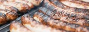 Die Olma-Bratwurst. Für Kiebitz die Leibspeise - nebst der Appenzeller Siedwurst natürlich. (Bild: Mareycke Frehner)