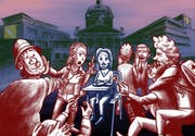Streit um die richtige Ernährung: Was die einen gerne essen würden, möchten andere lieber verbieten. Illustration (Bild: : Tiemo Wydler)
