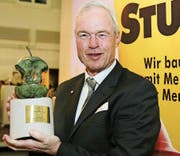 VR-Präsident Alfred Müller bei der Verleihung des Thurgauer Apfels 2017, des Motivationspreises der Thurgauer Wirtschaft. (Bild: Mario Gaccioli)