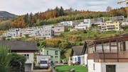 Noch zwei Parzellen der Ortsgemeinde Buchs an der Räfiser Halde sind nicht überbaut, 54 Parzellen wurden entweder verkauft oder im Baurecht vergeben. (Bilder: Heini Schwendener)