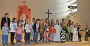 Mehr als 30 Kinder verschiedener Religionen beteiligten sich an der Kinderwoche in Sulgen. (Bild: PD)