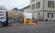 Bauarbeiten am Glasfasernetz. (Bild: Silvan Mumenthaler)