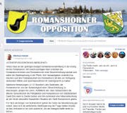 In der Facebook-Gruppe "Romanshorner Opposition" geht es deftig zu und her. (Bild: Screenshot Facebook)