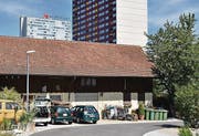 Land und Stadt – im Hintergrund die «Leberwurst» und die «Blutwurst».