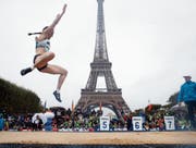 «Paris, je t’aime!» Ein Satz, den wohl viele Athleten in sieben Jahren an den Olympischen Sommerspielen sagen. (Bild: Thibault Camus/AP)
