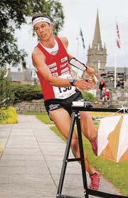 Der 26jährige Eschliker Martin Hubmann auf dem Weg zur WM-Silbermedaille in Forres, Schottland. (Bild: ky/Remy Steinegger)