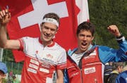 Daniel Hubmann wird ab Oktober dieses Jahres als Jungvater gegen seinen Bruder Martin laufen. (Bild: Urs Huwyler)