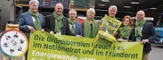 Nicht nur die Thurgauer Kandidaten, sondern auch die Zürcher GLP-Ständerätin Verena Diener (vierte von links) will sich dafür einsetzen, dass der Thurgauer GLP-Nationalratssitz erhalten bleibt. (Bild: Christof Lampart)
