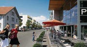 Keine Wohnblöcke neben dem Zollhaus mit der Hafenzone. (Bild: hrs)
