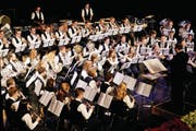 Die Jugendmusik Kreuzlingen unter der Leitung von Stefan Roth überzeugte das Publikum. (Bild: Donato Caspari)
