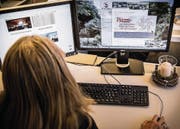 Der digitale Dorfplatz «Piazza» ist seit Ende August in Betrieb und wird rege genutzt. (Bild: Jil Lohse)
