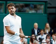 Stan Wawrinka kam in der diesjährigen Rasensaison nicht auf Touren. (Bild: Peter Klaunzer/KEY)